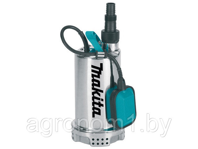 Насос дренажный для чистой воды MAKITA PF 1100 (1100 Вт, 15000 л/ч, до 5 м, стальн. корпус) - фото 1 - id-p176461063