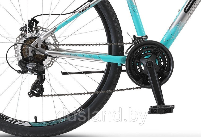 Велосипед Stels Miss 7100 D 27.5" (хром) - фото 5 - id-p150533034