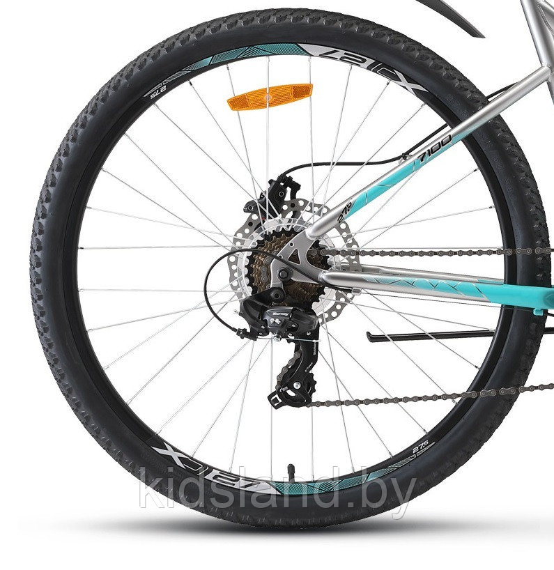 Велосипед Stels Miss 7100 D 27.5" (хром) - фото 4 - id-p150533034