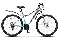 Велосипед Stels Miss 7100 D 27.5" (хром), фото 1