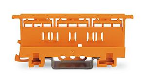 Адаптер монтажный для винт. крепления зажимов 221 серии или на DIN-рейку, оранжевый