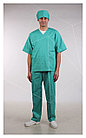 Медицинские брюки, мужские (цвет аквамарин), фото 2