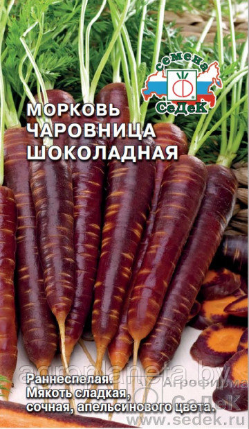 Морковь ЧАРОВНИЦА ШОКОЛАДНАЯ, 0,5г