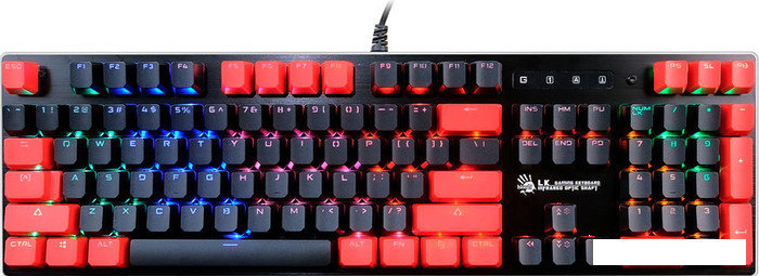 Клавиатура A4Tech Bloody B820N (черный/красный), фото 2