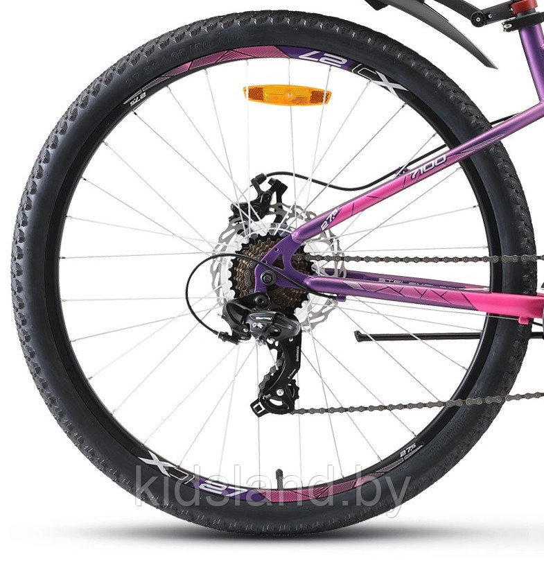 Велосипед Stels Miss 7100 MD 27.5" ( фиолетовый) - фото 5 - id-p150533031