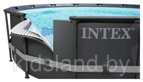 Каркасный бассейн Intex 488x122см, арт. 26326 +песочный фильтр-насос 4500 л/ч + лестница - фото 2 - id-p176475131