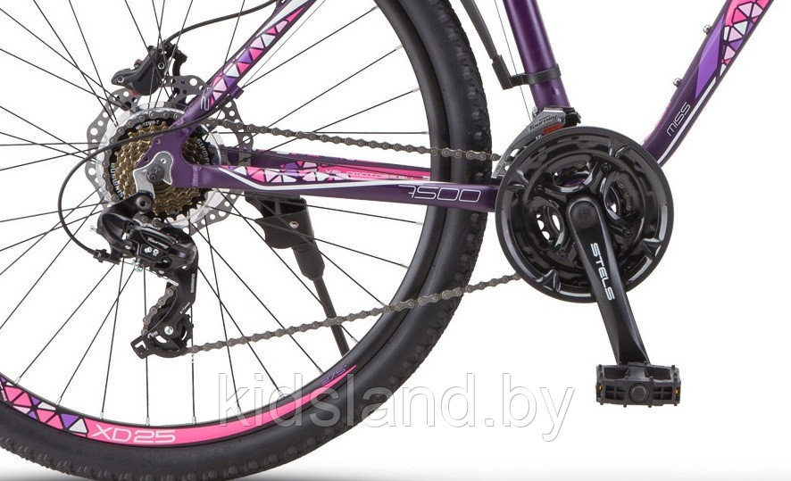 Велосипед Stels Miss 7500 D 27.5" (пурпурный) - фото 3 - id-p150533218