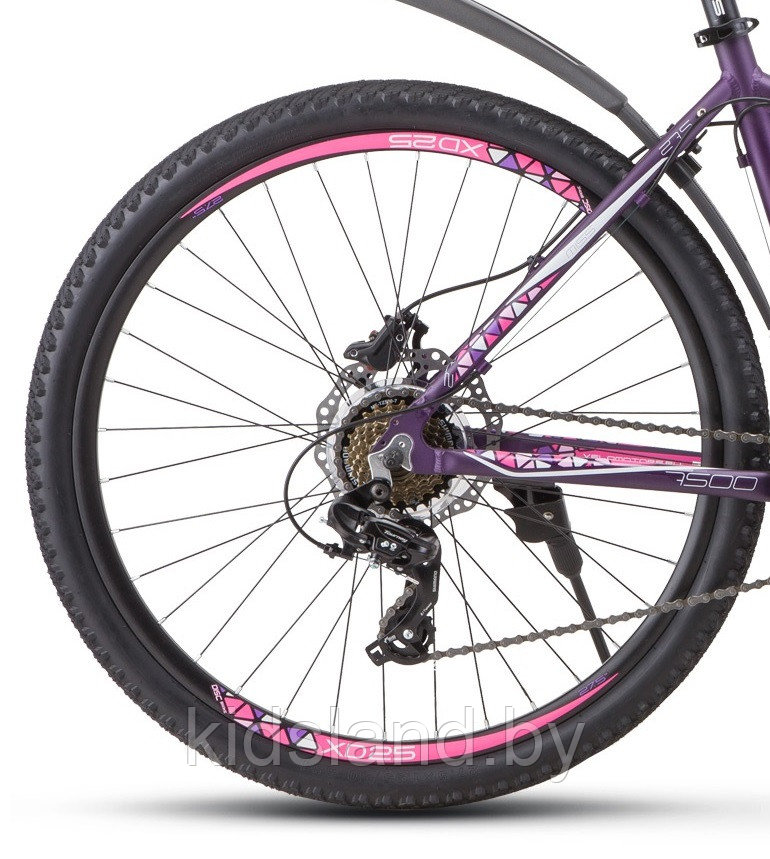 Велосипед Stels Miss 7500 D 27.5" (пурпурный) - фото 5 - id-p150533218