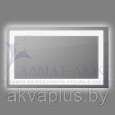 Зеркало Алмаз-Люкс 100*60 с подсветкой ЗП-11