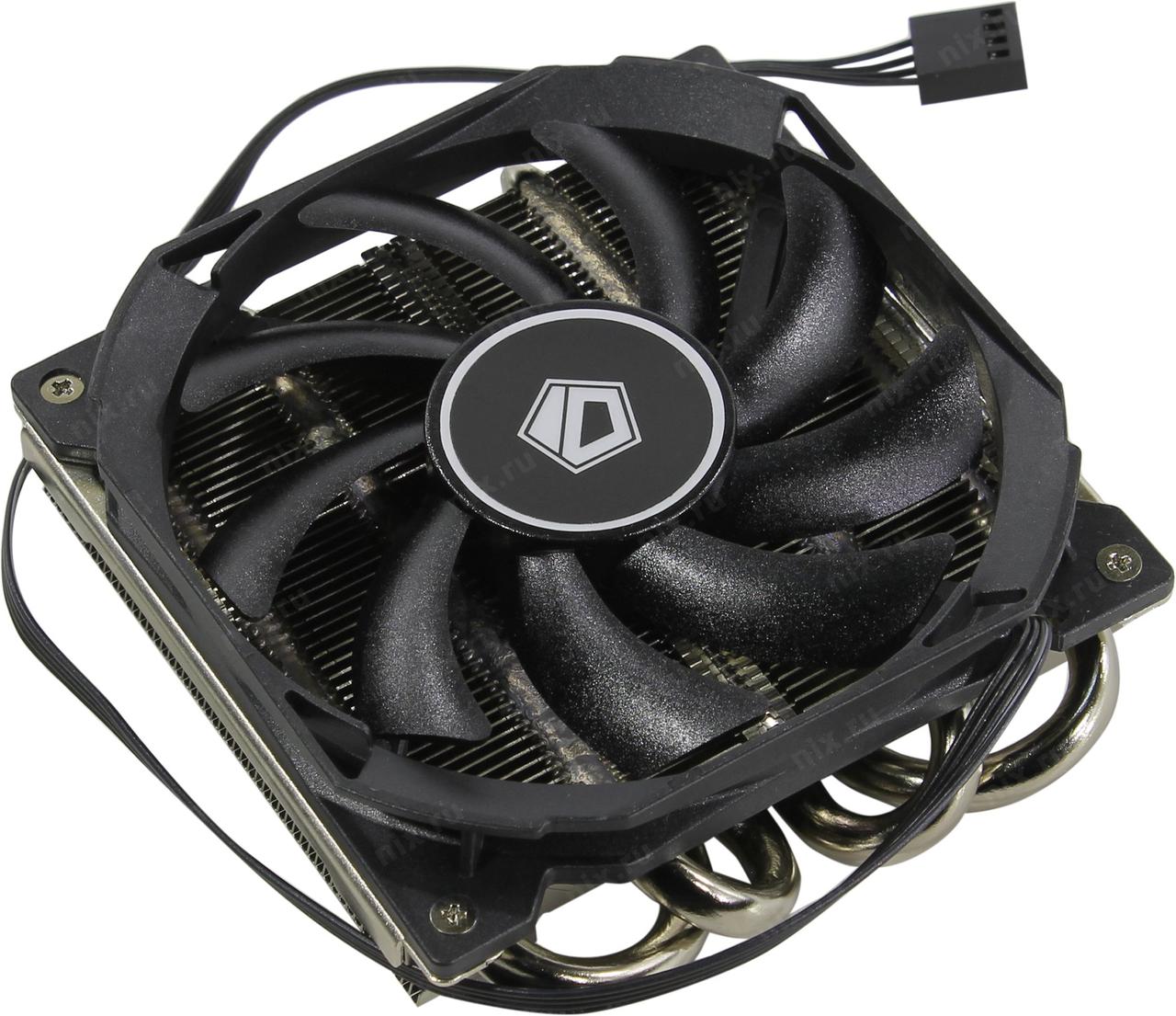 ID-Cooling ID-CPU-IS-30 (4пин,1155/AM2-FM2, 17-35.8дБ, 800-3600об/мин, Al+тепл.трубки)