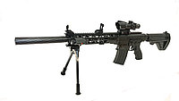 Пневматическая снайперская винтовка с оптическим прицелом и с Л.П. на пульках 6мм, фото 1