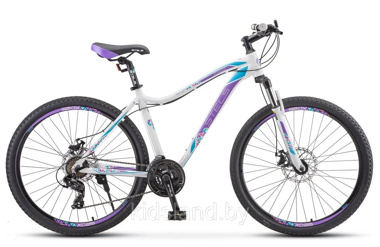 Велосипед Stels Miss 7500 Md 27.5"  (белый)