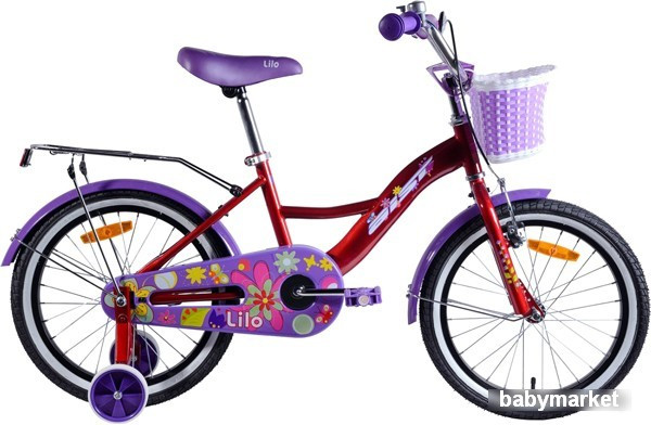 Детский велосипед AIST Lilo 18 2021 (красный)
