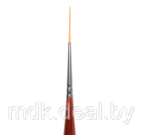 DC43R Кисть Roubloff рыжая синтетика / страйпер 00 / ручка фигурная бордовая