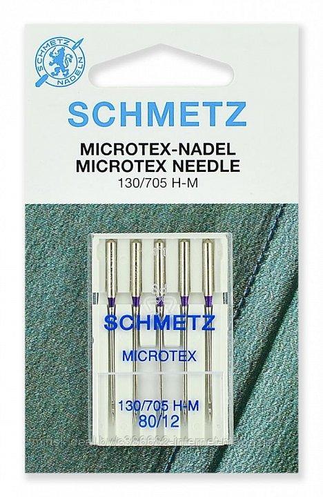 Иглы Schmetz микротекс (особо острые) № 80, 5шт