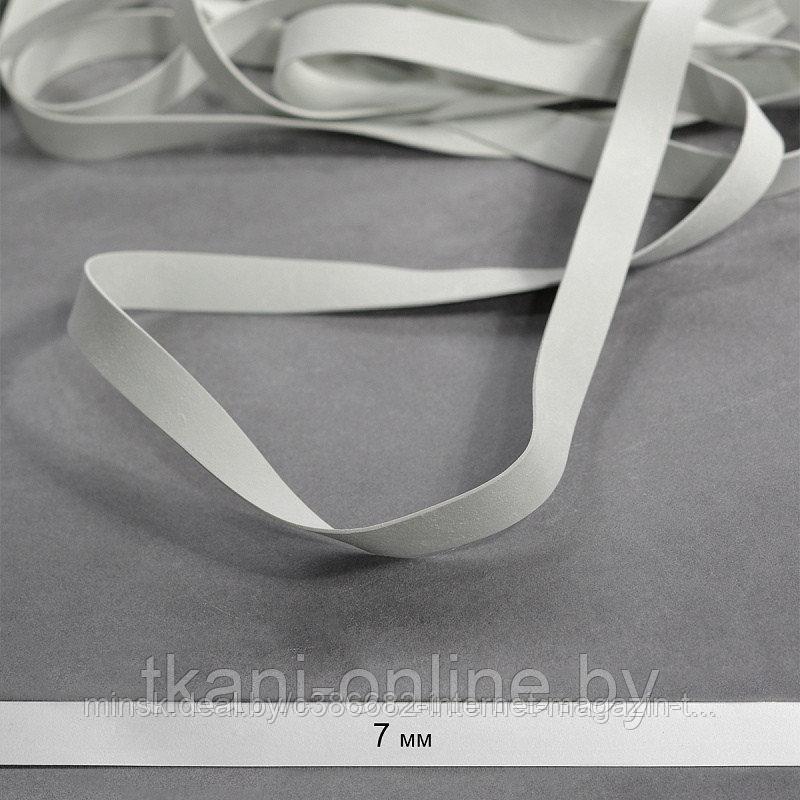 Резинка латексная 7 мм белая для пошива купальных костюмов