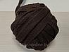 Шнур отделочный плоский 100% хлопок 15мм турецкое плетение Горький шоколад