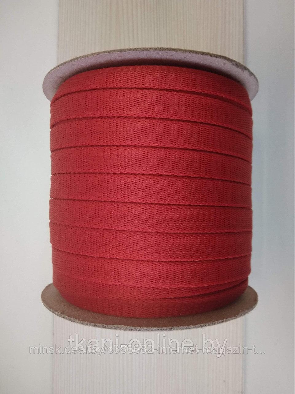 Шнур отделочный 100% полиэстер Красный 13 мм