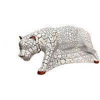 Копилка-оригами Тигр ,белый кракелюр арт-ККЮ-2007,Размер, см29*14*14