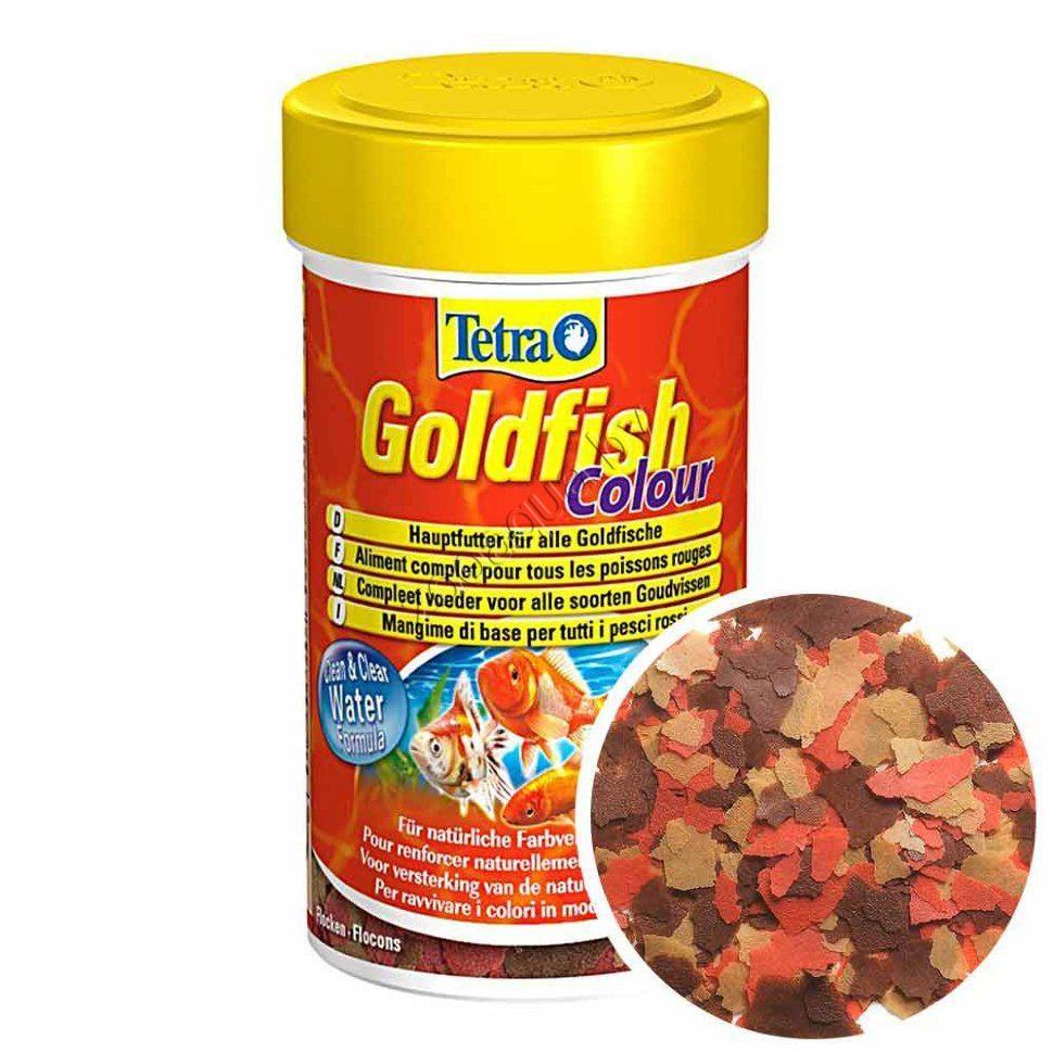 Tetra Goldfish Colour Flakes (хлопья) 100 мл. (12/144) - фото 1 - id-p121582910