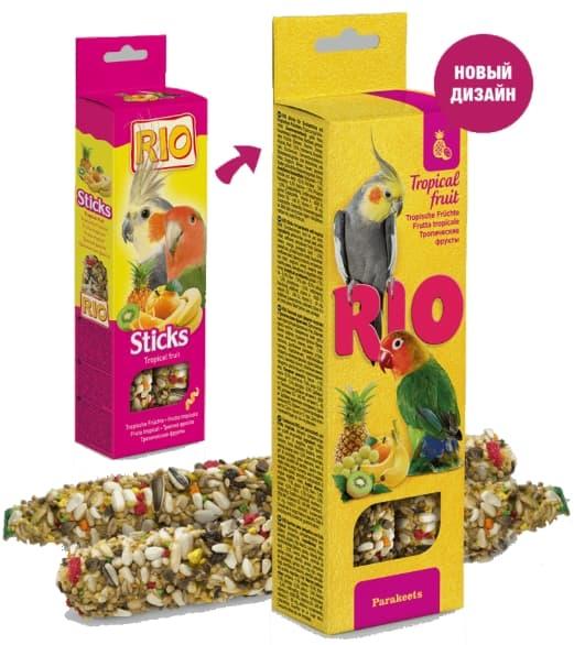 Палочки для средних попугаев "RIO" с тропическими фруктами