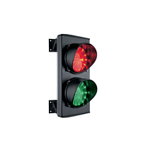 Светофор светодиодный, 2-секционный, красный-зелёный, 230В