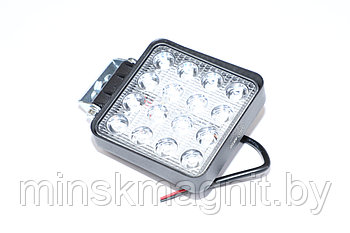 Фара дополнительная светодиодная квадратная, расс. свет, 27W 16 L AE48S-16LED-42PC РФ