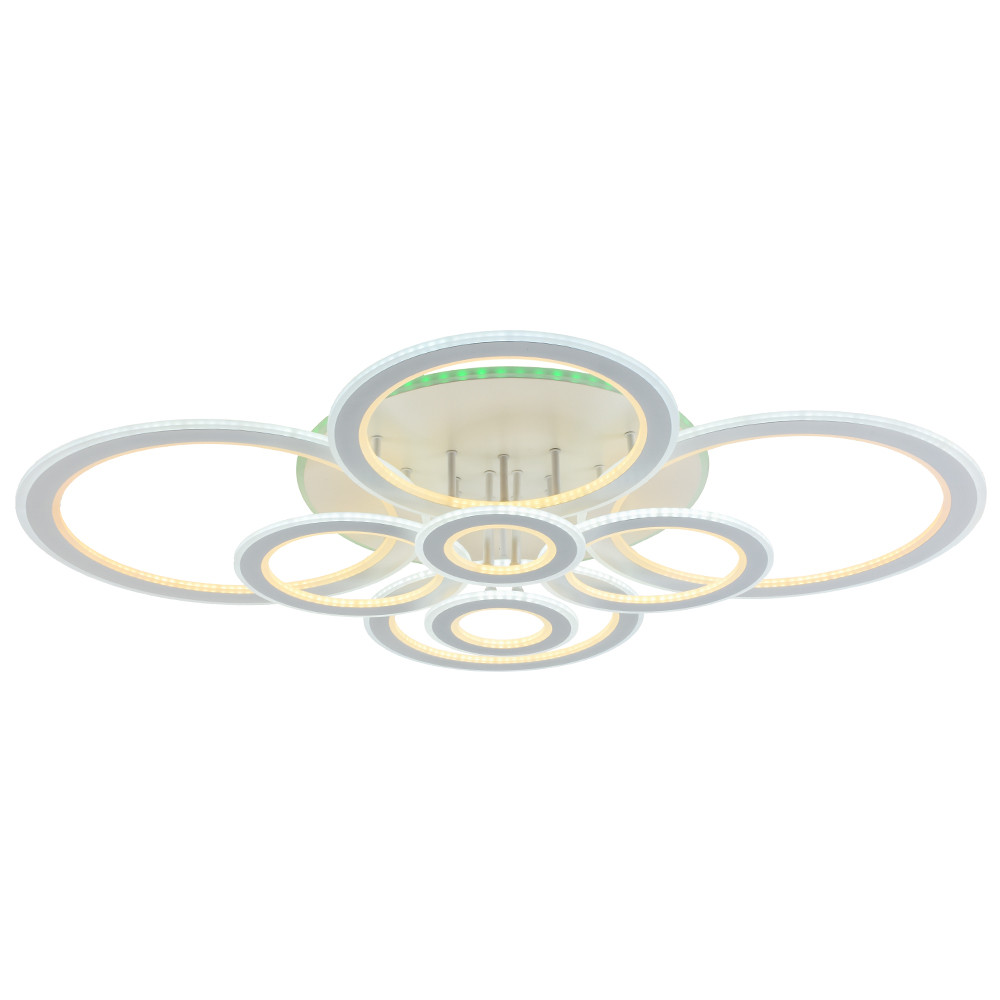 Светодиодная люстра 8881/8 WHT 260W+14W RGB