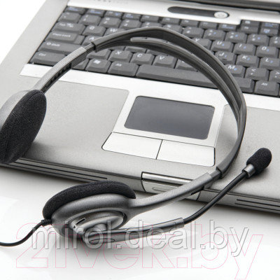 Наушники-гарнитура Logitech Stereo Headset H111 - фото 4 - id-p171564559