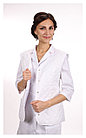 Медицинская жилетка, женская (без отделки, цвет белый), фото 3