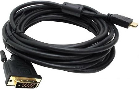 Кабель Buro HDMI-19M-DVI-D-10m - фото 1 - id-p176507254
