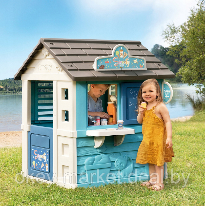 Детский игровой домик Smoby кафе-мороженое Sweety Corner - фото 2 - id-p176507507