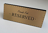 Табличка настольная "Reserved" (золото), фото 2