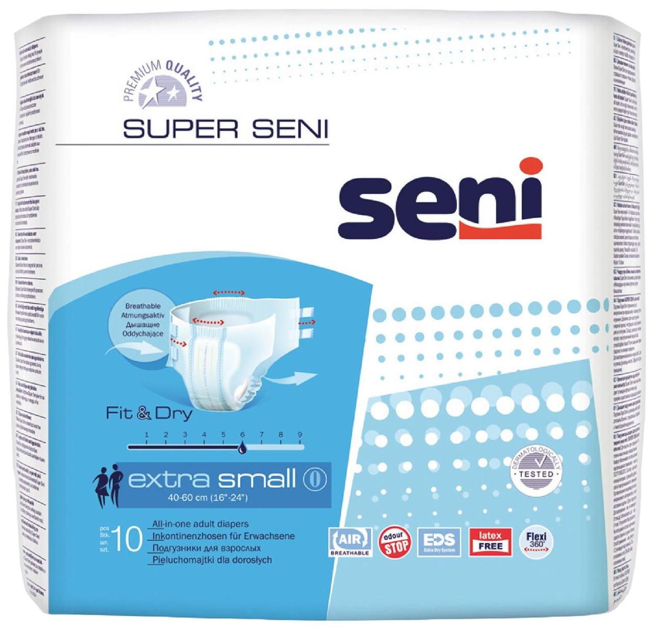Подгузники для взрослых Super Seni Medium, 10 шт - фото 1 - id-p156509468