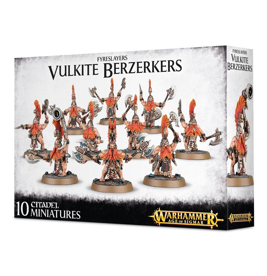 Warhammer: Огненные Истребители Вулкитовые Берсеркеры / Fyreslayers Vulkite Berzerkers (арт. 84-25) - фото 1 - id-p176509532