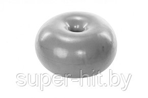 Мяч для фитнеса «ФИТБОЛ-ПОНЧИК» (Gym Ball Donut, grey), фото 2