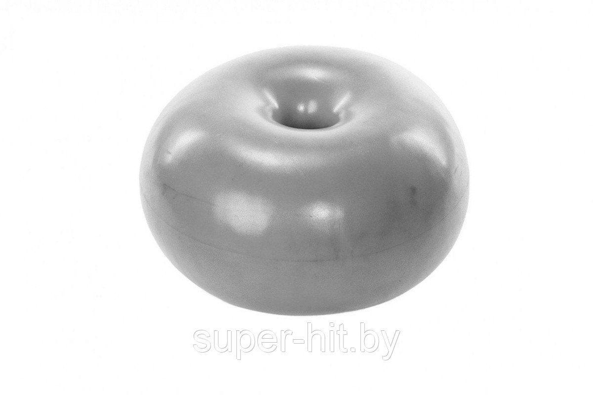 Мяч для фитнеса «ФИТБОЛ-ПОНЧИК» (Gym Ball Donut, grey) - фото 1 - id-p170606030