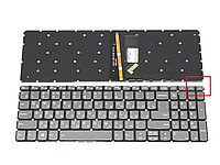 Клавиатура для ноутбука Lenovo IdeaPad s340-15iml s340-15iwl серая белая подсветка