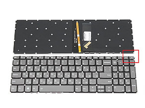 Клавиатура для ноутбука Lenovo IdeaPad 3 15ADA05 15ARE05 15IGL05 15IIL05 серая белая  подсветка