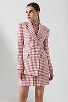 Женский летний розовый деловой деловой костюм DAVYDOV 9007.1 розовый 42р.