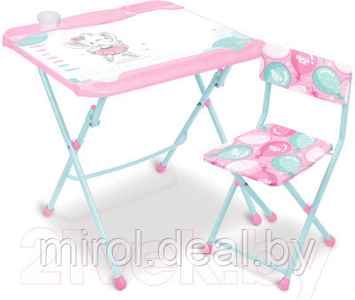 Комплект мебели с детским столом Ника КНД5/3 Балерина - фото 1 - id-p176520827