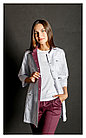 Медицинский костюм, женский (цвет баклажановый, белый), фото 2