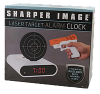 Будильник-мишень Gun Alarm Clock (цвет -  черный), фото 1
