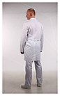 Медицинский халат, мужской (без отделки, цвет белый), фото 3