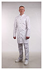 Медицинский халат, мужской (без отделки, цвет белый), фото 2