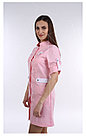 Медицинский халат, женский (отделка белая, цвет б-розовый), фото 2
