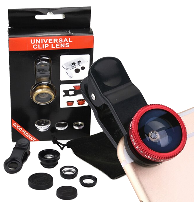 Универсальный объектив 3 в 1 Universal Clip Lens LQ-001 (Суперкачество)