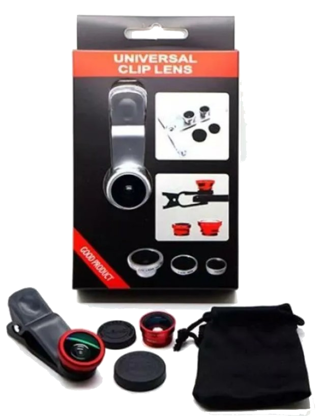 Универсальный объектив 3 в 1 Universal Clip Lens LQ-001 (Суперкачество) - фото 3 - id-p70125343