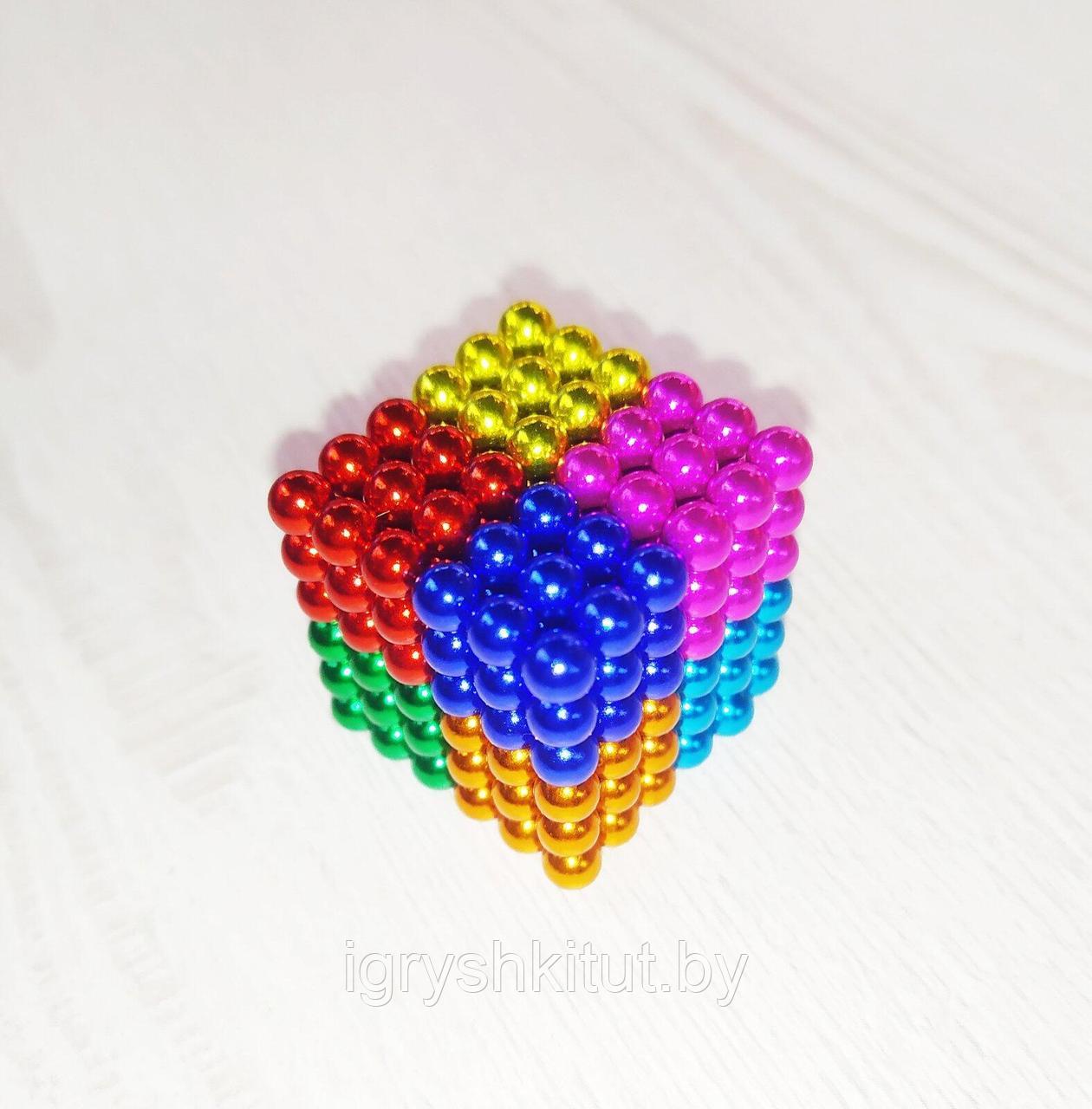 Магнитный конструктор разноцветный "Неокуб", 8 цветов - фото 4 - id-p175701294