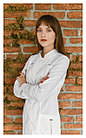 Медицинский халат, женский (без отделки, цвет белый), фото 3